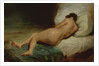 Nude woman lying on a bed, c.1824-26 by Ferdinand Victor Eugene Delacroix