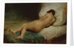 Nude woman lying on a bed, c.1824-26 by Ferdinand Victor Eugene Delacroix