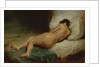 Nude woman lying on a bed, c.1824-26 by Ferdinand Victor Eugene Delacroix