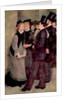 Leaving the Conservatory 1877 by Pierre Auguste Renoir