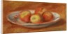Still Life with Four Apples on a Plate, 1914 by Pierre Auguste Renoir