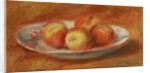 Still Life with Four Apples on a Plate, 1914 by Pierre Auguste Renoir