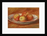 Still Life with Four Apples on a Plate, 1914 by Pierre Auguste Renoir