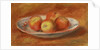 Still Life with Four Apples on a Plate, 1914 by Pierre Auguste Renoir