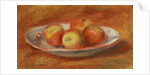 Still Life with Four Apples on a Plate, 1914 by Pierre Auguste Renoir