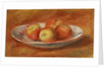Still Life with Four Apples on a Plate, 1914 by Pierre Auguste Renoir
