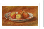 Still Life with Four Apples on a Plate, 1914 by Pierre Auguste Renoir