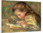 Child Reading, c.1890 by Pierre Auguste Renoir