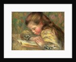 Child Reading, c.1890 by Pierre Auguste Renoir