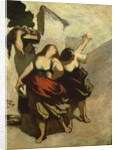The Ribalds by Honore Daumier