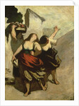 The Ribalds by Honore Daumier
