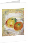 Two Apples, 1875 by Pierre Auguste Renoir