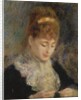 Woman Crocheting, c.1877 by Pierre Auguste Renoir