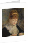 Woman Crocheting, c.1877 by Pierre Auguste Renoir