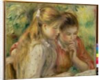 Two Girls Reading, c.1892 by Pierre Auguste Renoir
