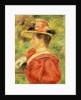Girl with Glove, c.1890 by Pierre Auguste Renoir