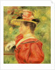 Girl with Glove, c.1890 by Pierre Auguste Renoir