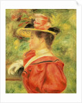 Girl with Glove, c.1890 by Pierre Auguste Renoir
