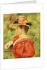 Girl with Glove, c.1890 by Pierre Auguste Renoir
