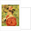 Girl with Glove, c.1890 by Pierre Auguste Renoir