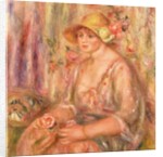Woman in Muslin Dress, 1917 by Pierre Auguste Renoir