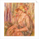 Woman in Muslin Dress, 1917 by Pierre Auguste Renoir