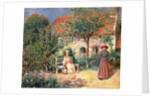 Garden Scene in Brittany, c.1886 by Pierre Auguste Renoir