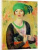 Girl with Green Turban by William James Glackens