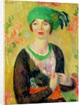 Girl with Green Turban by William James Glackens