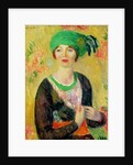 Girl with Green Turban by William James Glackens