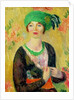 Girl with Green Turban by William James Glackens