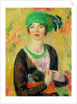 Girl with Green Turban by William James Glackens