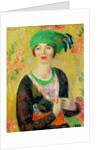 Girl with Green Turban by William James Glackens