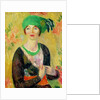 Girl with Green Turban by William James Glackens