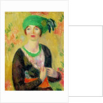 Girl with Green Turban by William James Glackens