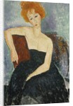 Redheaded Girl in Evening Dress, 1918 by Amedeo Modigliani