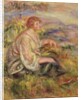 Woman on a Hillside, c.1916-18 by Pierre Auguste Renoir