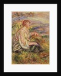 Woman on a Hillside, c.1916-18 by Pierre Auguste Renoir