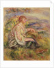 Woman on a Hillside, c.1916-18 by Pierre Auguste Renoir