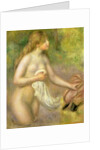 Nude in Brook, 1895 by Pierre Auguste Renoir