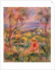 Girl and Two Trees in a Landscape, 1917 by Pierre Auguste Renoir