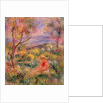 Girl and Two Trees in a Landscape, 1917 by Pierre Auguste Renoir