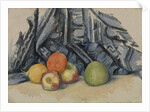 Apples and Cloth, 1893-94 by Paul Cezanne