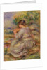 Girl in Landscape, c.1914 by Pierre Auguste Renoir