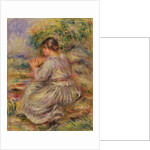 Girl in Landscape, c.1914 by Pierre Auguste Renoir