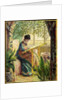 Madame Monet Embroidering 1875 by Claude Monet