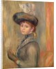 Girl in Grey-blue, Putting on her Glove, c.1889 by Pierre Auguste Renoir
