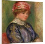 Girl with a Pink Hat, 1911 by Pierre Auguste Renoir