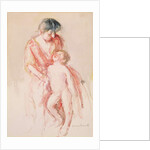 Woman with a Nude Boy at her Side by Mary Stevenson Cassatt