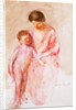 Woman with a Nude Boy at her Side by Mary Stevenson Cassatt